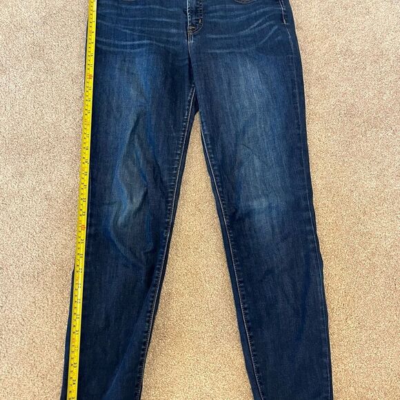 J.Crew Jeans High Rise Toothpick dark blue‎ denim size 28 - Picture 5 of 7